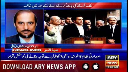 Headlines ARYNews 1000 27th April 2019