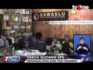 Heboh Gudang KPU, Pertanyakan Kotak Suara Tidak Tergembok!