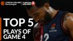 Top 5 Plays  - Turkish Airlines EuroLeague Playoffs Game 4