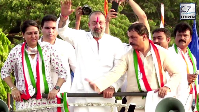Sanjay Dutt's Road Show Campaigns For Priya Dutt