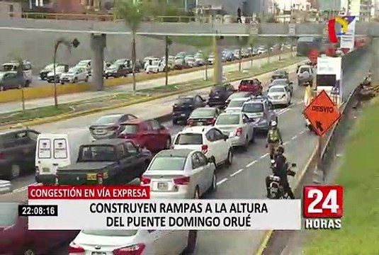 Vía Expresa: conductores fastidiados por cierre de carril