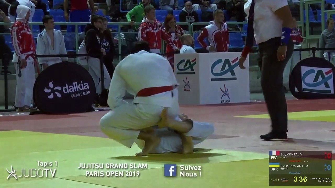 TAPIS 1 - JUJITSU GRAND SLAM PARIS OPEN 2019 - REPLAY J1