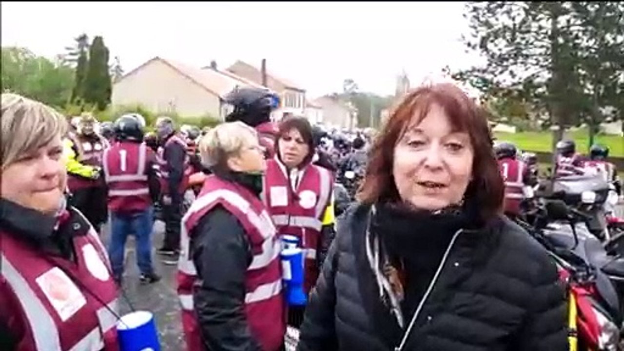 "Une rose,  un espoir"  : 240 motards au départ de Coin-sur-Seille