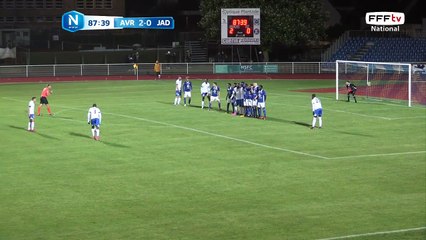 Coup franc super bien frappé!