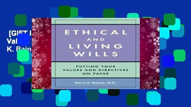 [GIFT IDEAS] Ethical Wills: Putting Your Values on Paper, 2nd Edition by Barry K. Baines