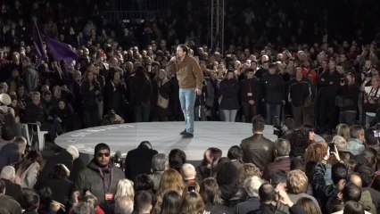 Iglesias pide el voto útil para frenar a la derecha y blindar el progresismo