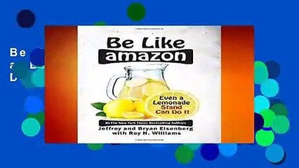 Be Like Amazon: Even a Lemonade Stand Can Do It