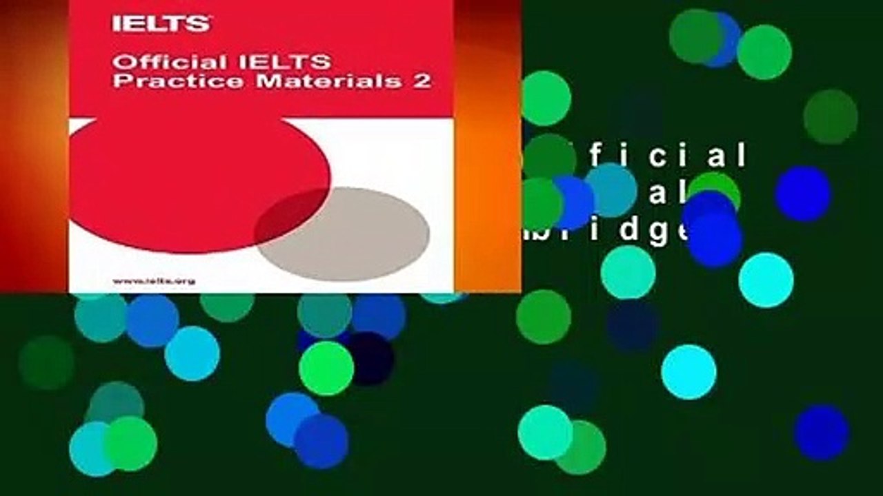 [NEW RELEASES]  Official IELTS Practice Materials 2 with DVD by Cambridge ESOL