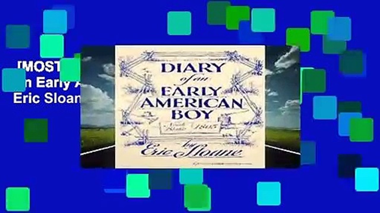 [MOST WISHED]  Diary Of An Early American Boy by Eric Sloane