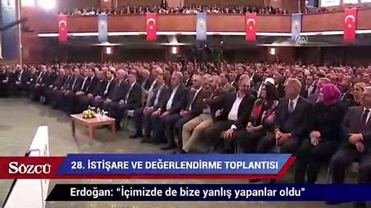 Erdoğan: "İçimizde de yanlış yapanlar oldu"