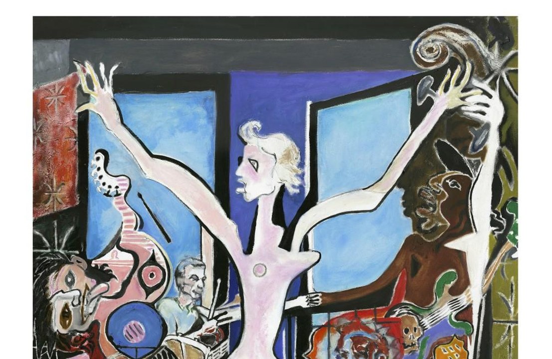 Ronnie Wood unveils new Picasso-inspired painting