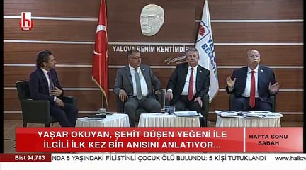 Yaşar Okuyan şehit düşen yeğeniyle ilgili anısını anlattı, duygu dolu anlar yaşandı