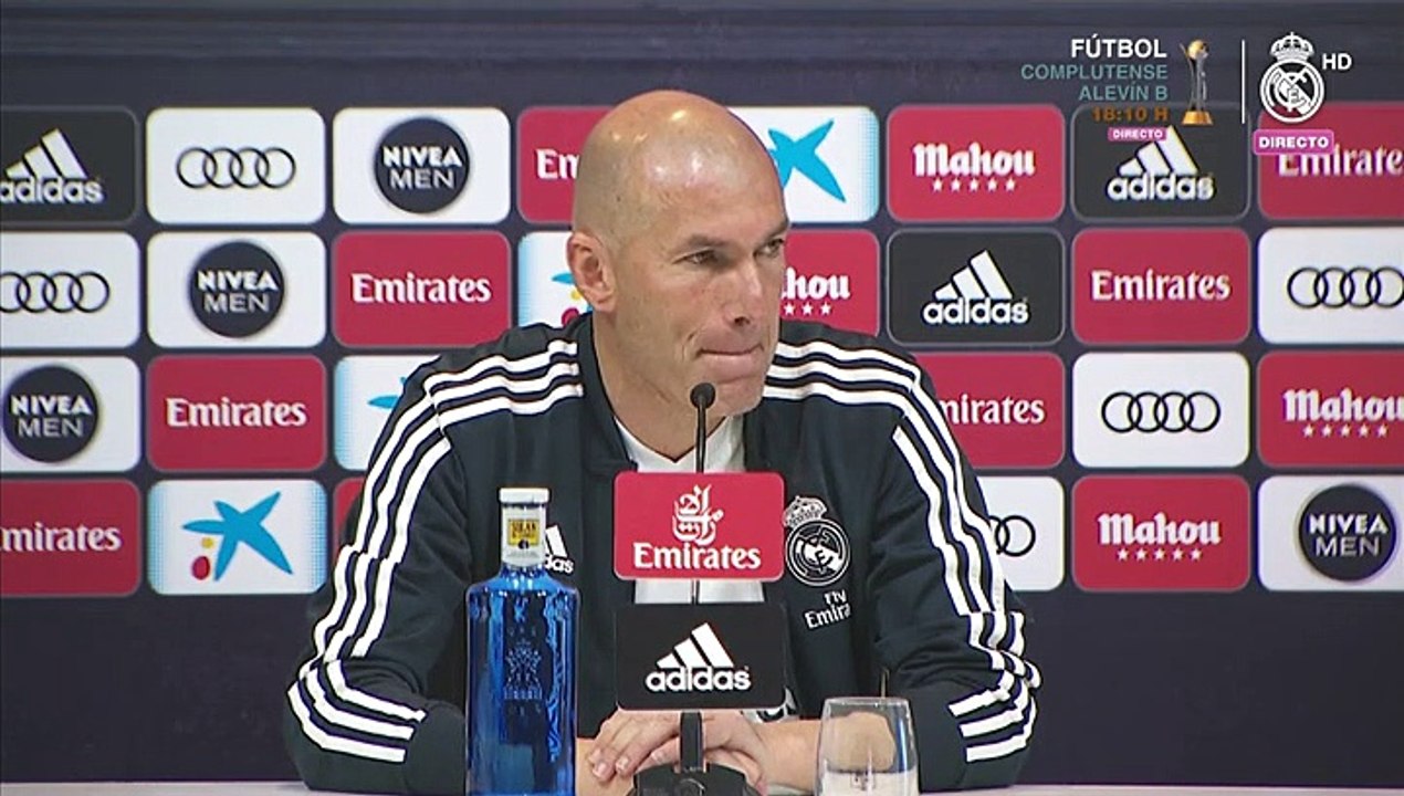 Zidane: "Vinicius no jugará contra el Rayo, pero estará ante el Villarreal"