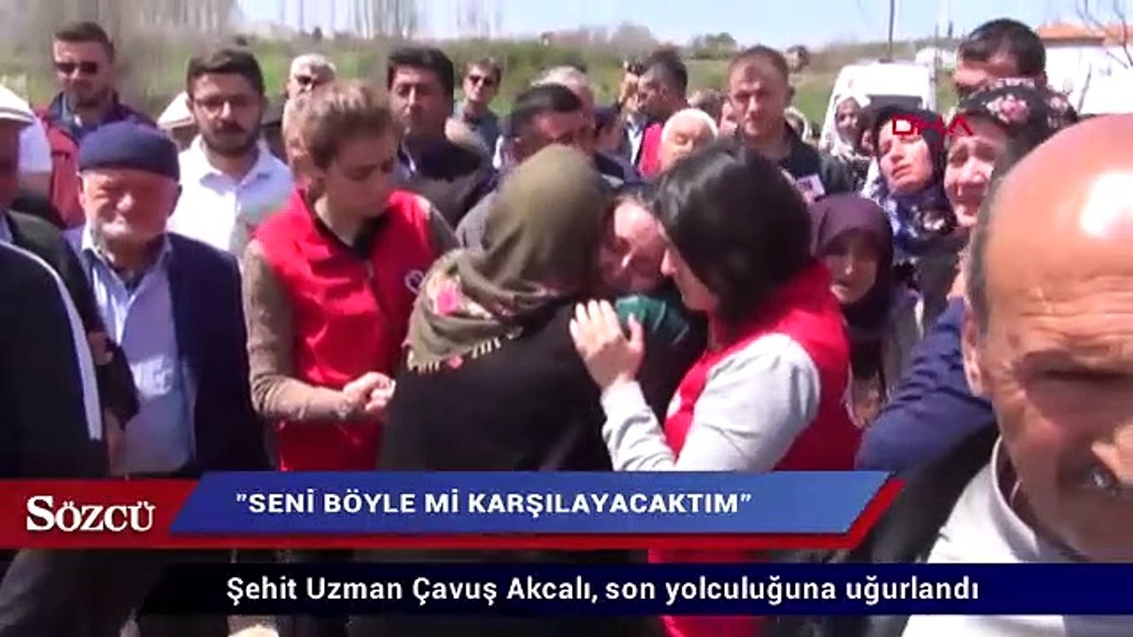 Şehit Uzman Çavuş Akcalı, son yolculuğuna uğurlandı