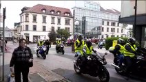 220 motards solidaires dans le centre-ville de Forbach