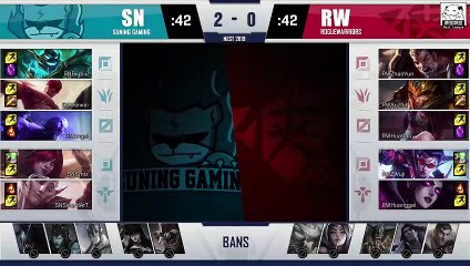 SN vs RW 蘇寧下路被抓各種神反殺 司馬老賊剎雅全場開秀！Game 3 | 2019 NEST全國電子競技大賽 - 線上賽