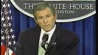 Bush... Truly not concerned about bin Laden (short version)