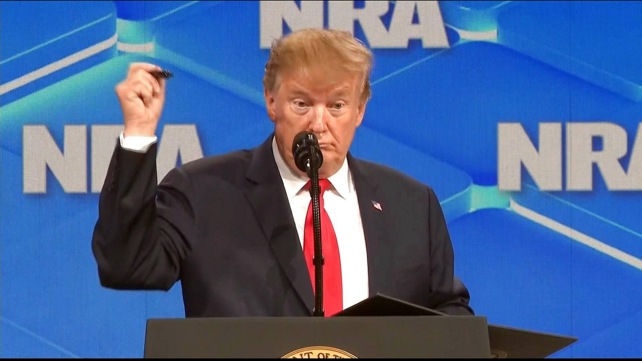 Trump heeds NRA, says he's pulling US out of Arms Trade Treaty