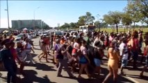 Tribus indígenas se manifiestan en Brasil contra Jair Bolsonaro