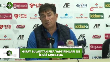 Giray Bulak'tan FIFA yaptırımları ile ilgili açıklama