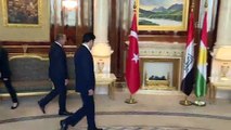 Dışişleri Bakanı Çavuşoğlu, IKBY Başbakanı Neçirvan Barzani ile görüştü - ERBİL