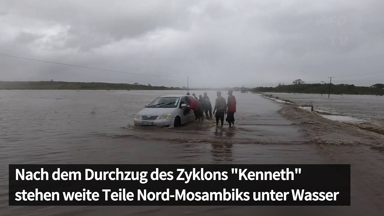 Schwere Überschwemmungen in Mosambik nach Zyklon 'Kenneth'