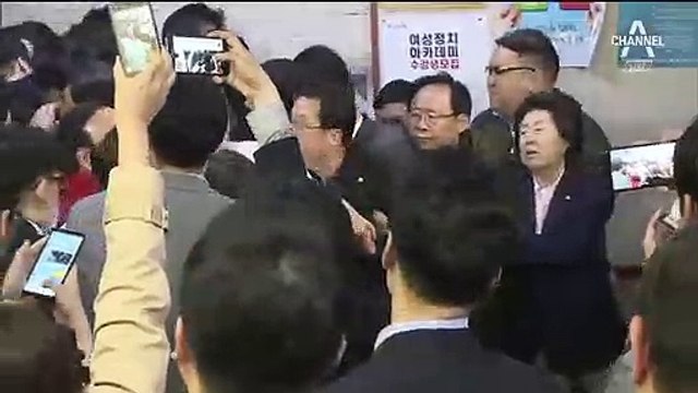 이해찬 “내 이름으로 고발” vs 황교안 “정치 그렇게 하나?”