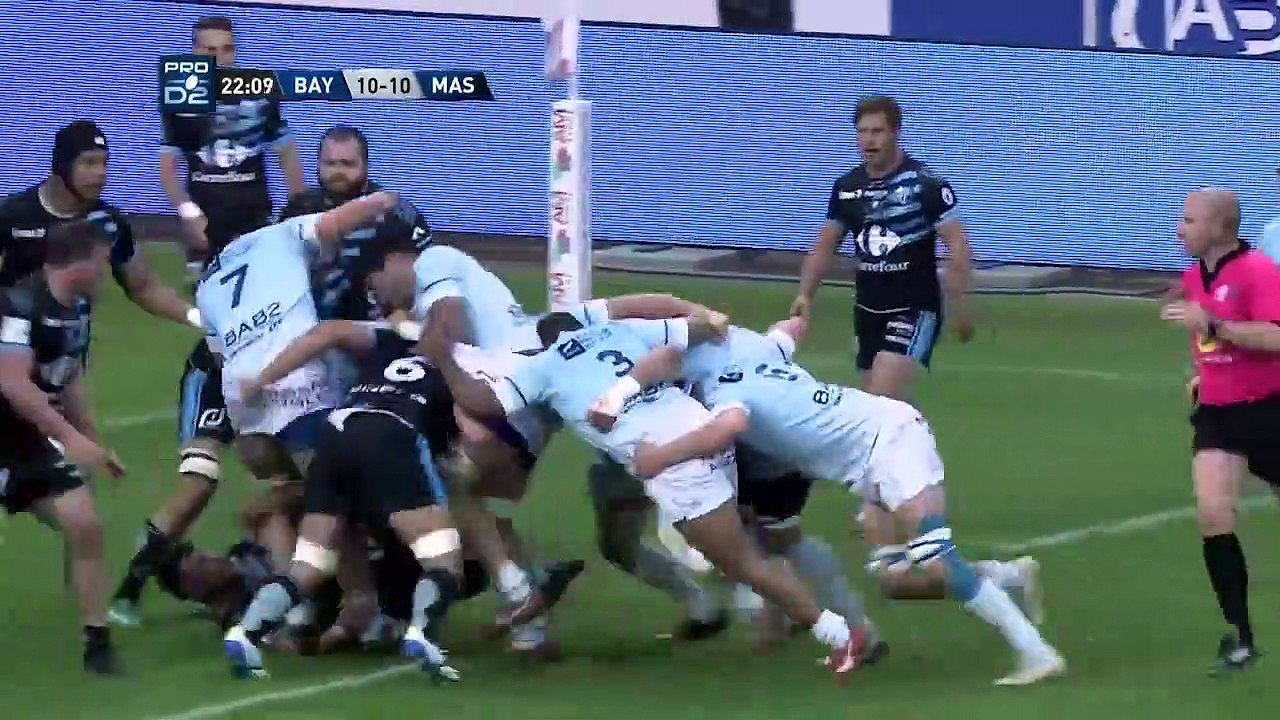 PRO D2 - Résumé Bayonne-Massy_ 45-15 - J29 - Saison 2018_2019
