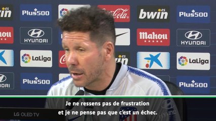 35e j. - Simeone : "Finir deuxième ? Pas un échec"