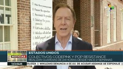 Colectivos cumplen 2 semanas protegiendo la embajada de Vzla. en EEUU