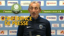 Conférence de presse Clermont Foot - Paris FC (1-1) : Pascal GASTIEN (CF63) - Mecha BAZDAREVIC (PFC) - 2018/2019
