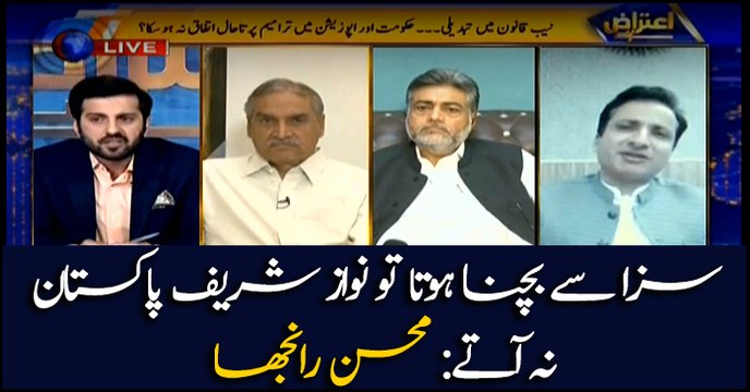 Sharif wouldn't have come to Pakistan if he wanted to evade imprisonment: Mohsin Ranjha