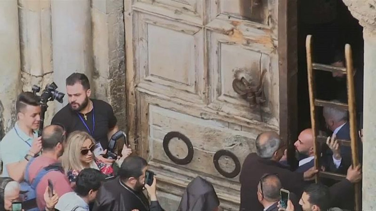 Orthodoxer Karsamstag in Jerusalem