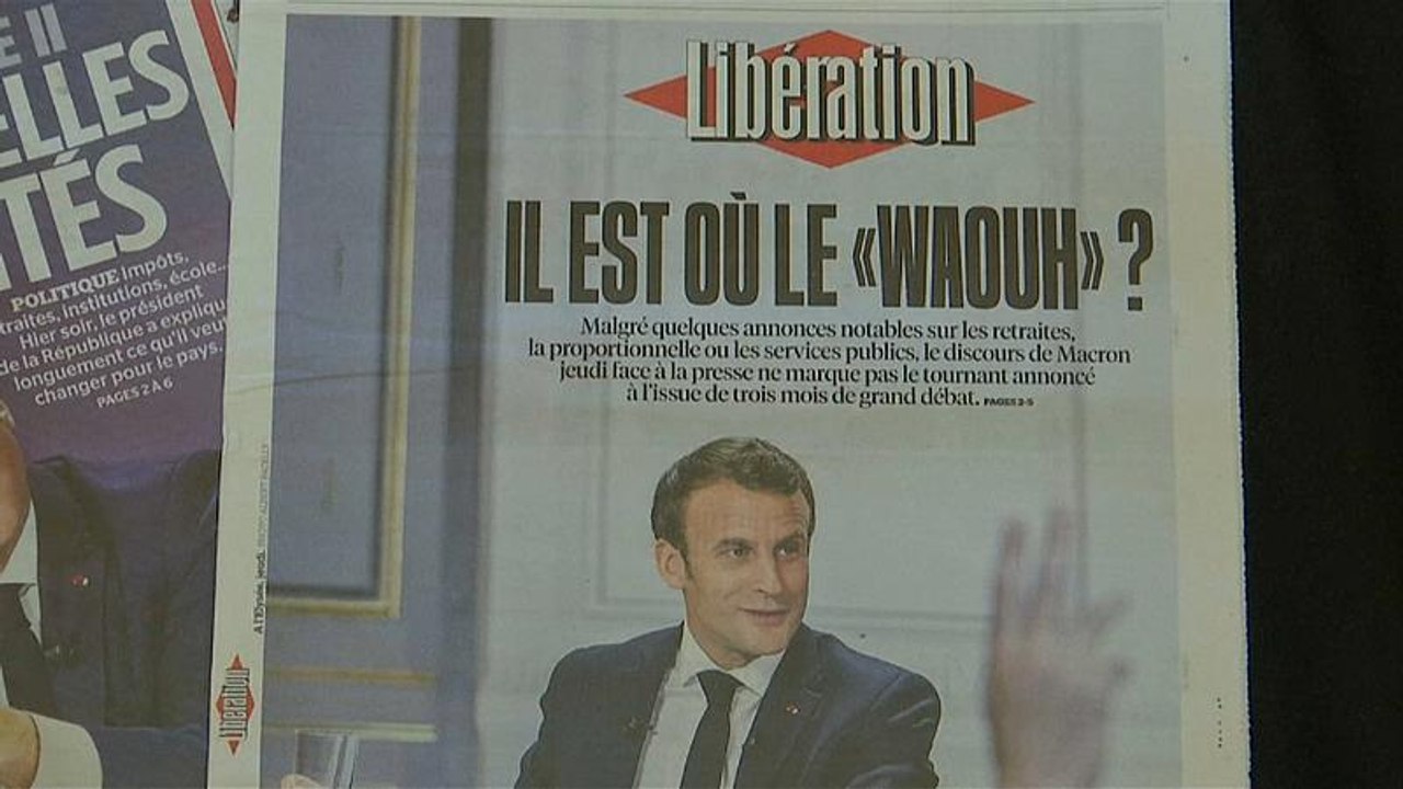 Los chalecos amarillos responden a Macron con más protestas