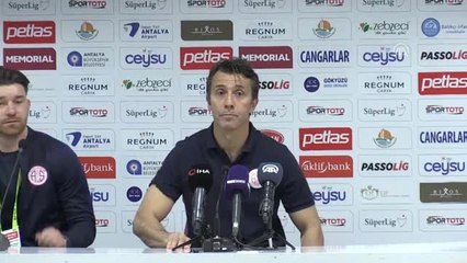 Antalyaspor-Büyükşehir Belediye Erzurumspor Maçının Ardından