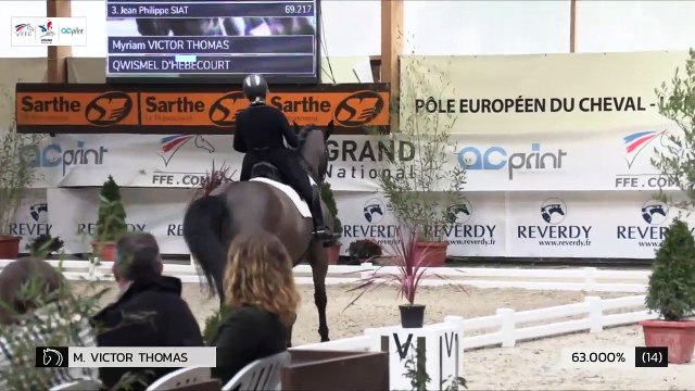 GN2019 | DR_01_LeMans | Pro Elite Grand Prix - Grand National | Myriam VICTOR THOMAS | QWISMEL D'HEBECOURT