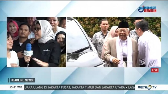 Ma'ruf Amin Hadiri Doa Bersama untuk NKRI