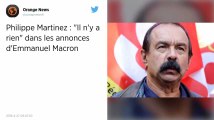 Pour Martinez, patron de la CGT, « il n’y a rien » dans les annonces de Macron jeudi