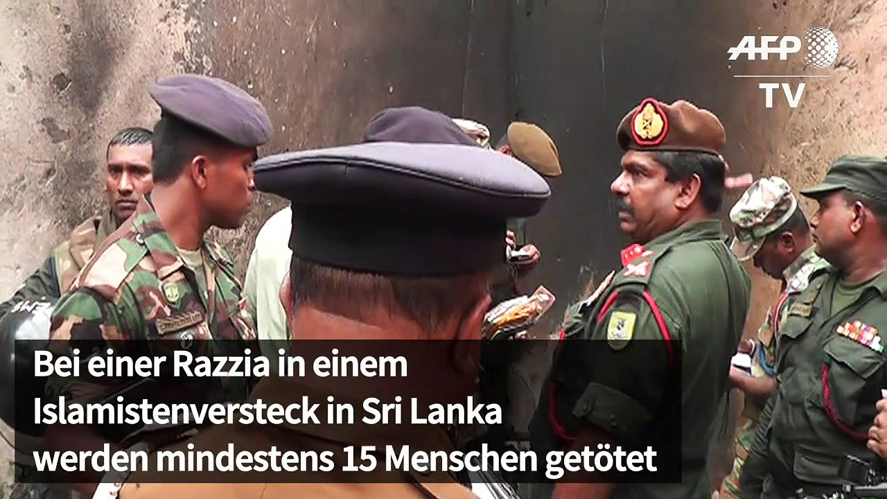 Sri lanka: 15 tote bei razzia gegen islamisten