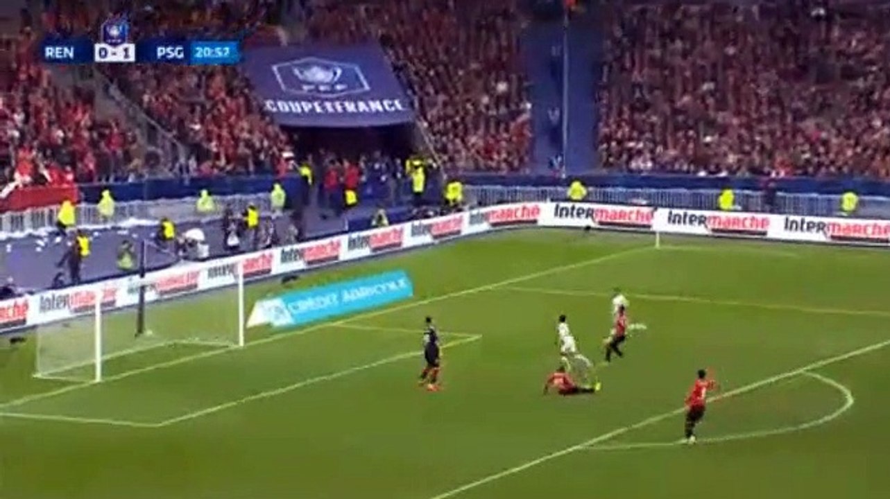 Neymar Goal Rennes 0-2 Paris SG 27.04.2019