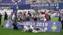 Quand les Verts reçoivent leur trophée !