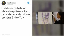 Un tableau signé Nelson Mandela mis aux enchères à New York