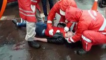 Mulher sofre convulsão após cair de moto no Bairro São Cristóvão