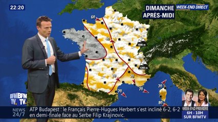 La météo pour ce dimanche 28 avril 2019