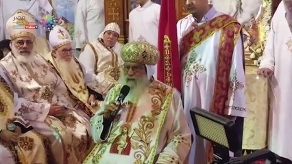 الأنبا باخوميوس يترأس قداس عيد القيامة بحضور محافظ البحيرة