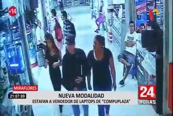 Denuncian estafa a dueño de tienda de laptops de la galería Compuplaza