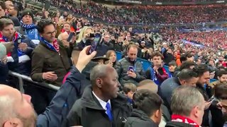 Neymar punches Rennes fan when going to pick the medal!