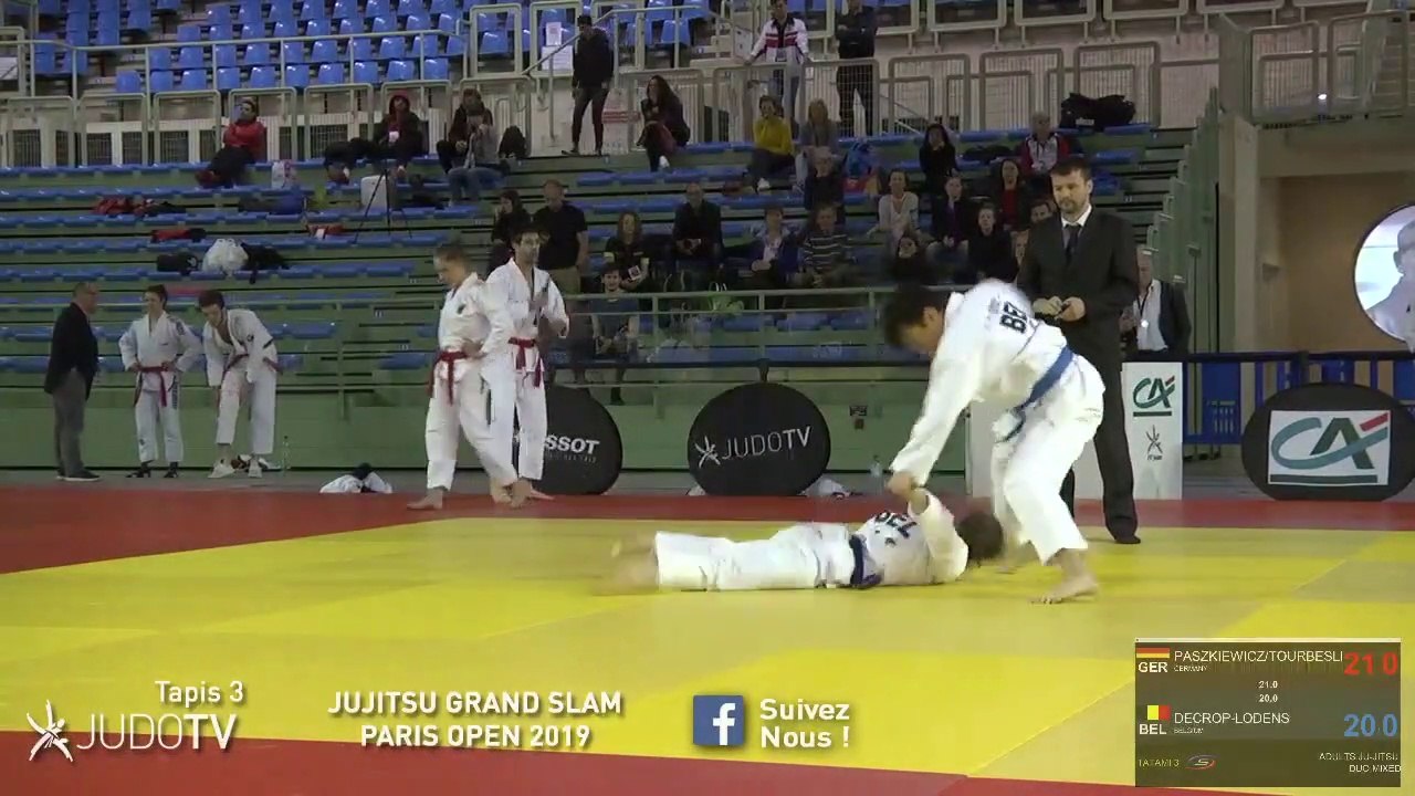 TAPIS 3 - JUJITSU GRAND SLAM PARIS OPEN 2019 - REPLAY J2