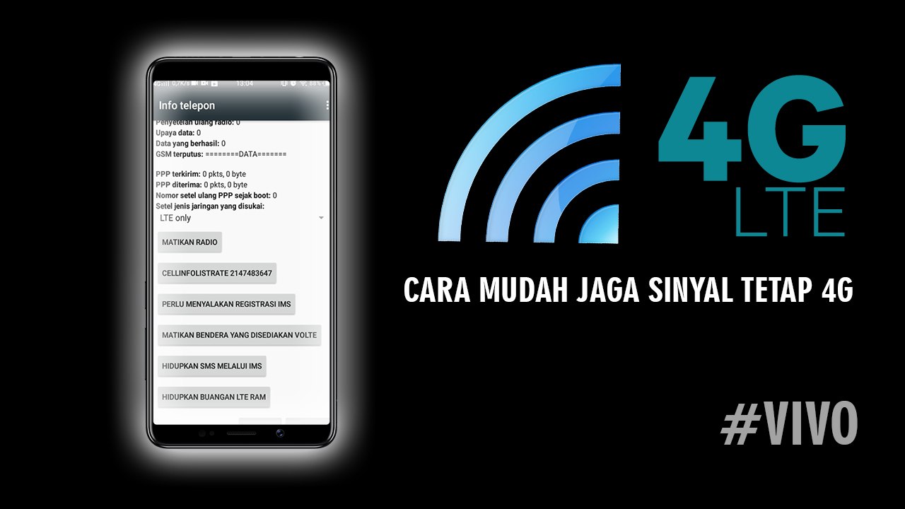 Cara Mudah Ganti Sinyal 4G untuk HP Vivo, Hanya dengan Dial Telepon Saja