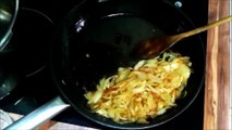 طرطية بالبصل أكلة سريعة للعشاء  شهيوات هندوشة /  Tortilla aux oignon recette rapide pour le diner